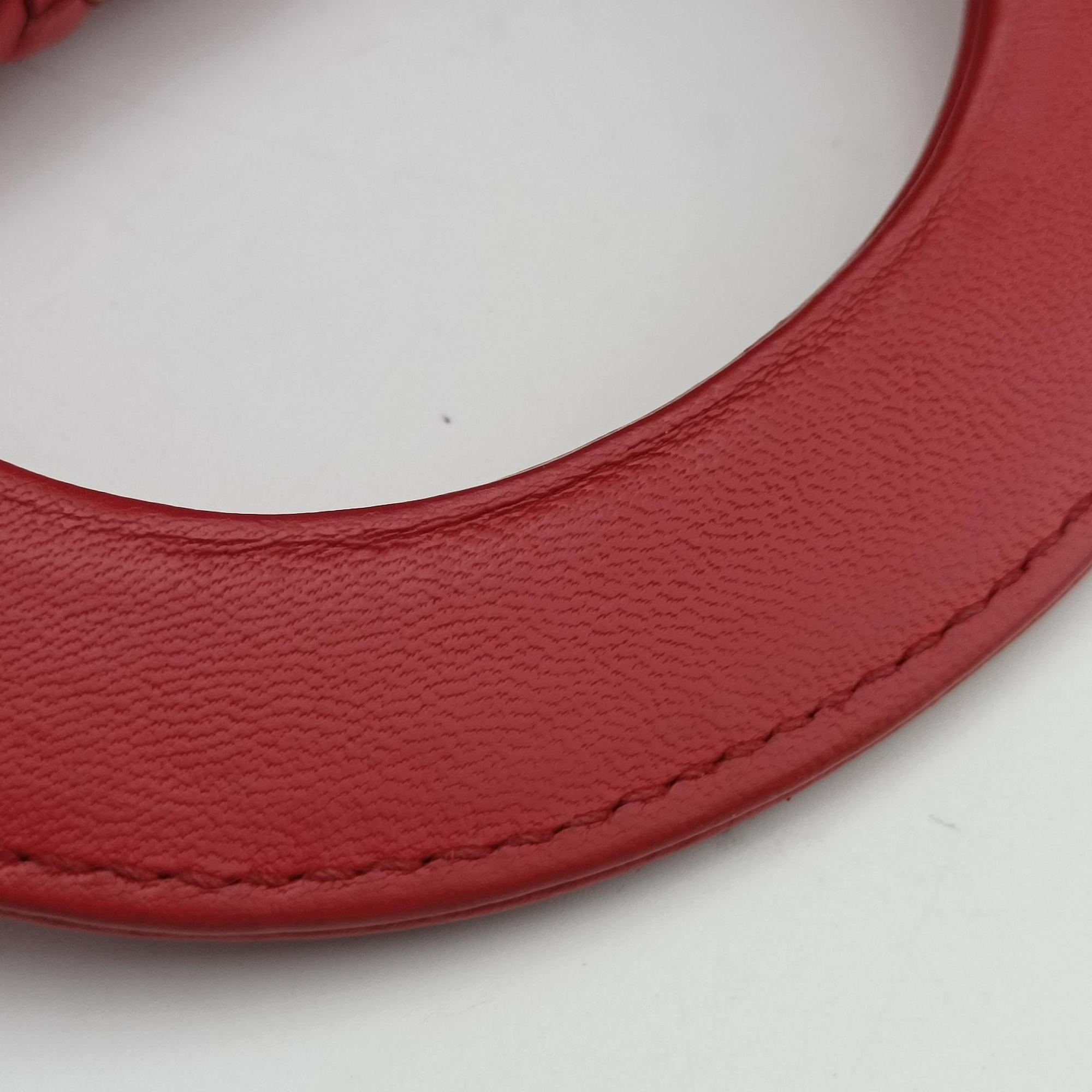 Soft Lady Dior Red lambskin 168-BM-0028ソフト レディディオール レッド ラムスキン 168-BM-0028