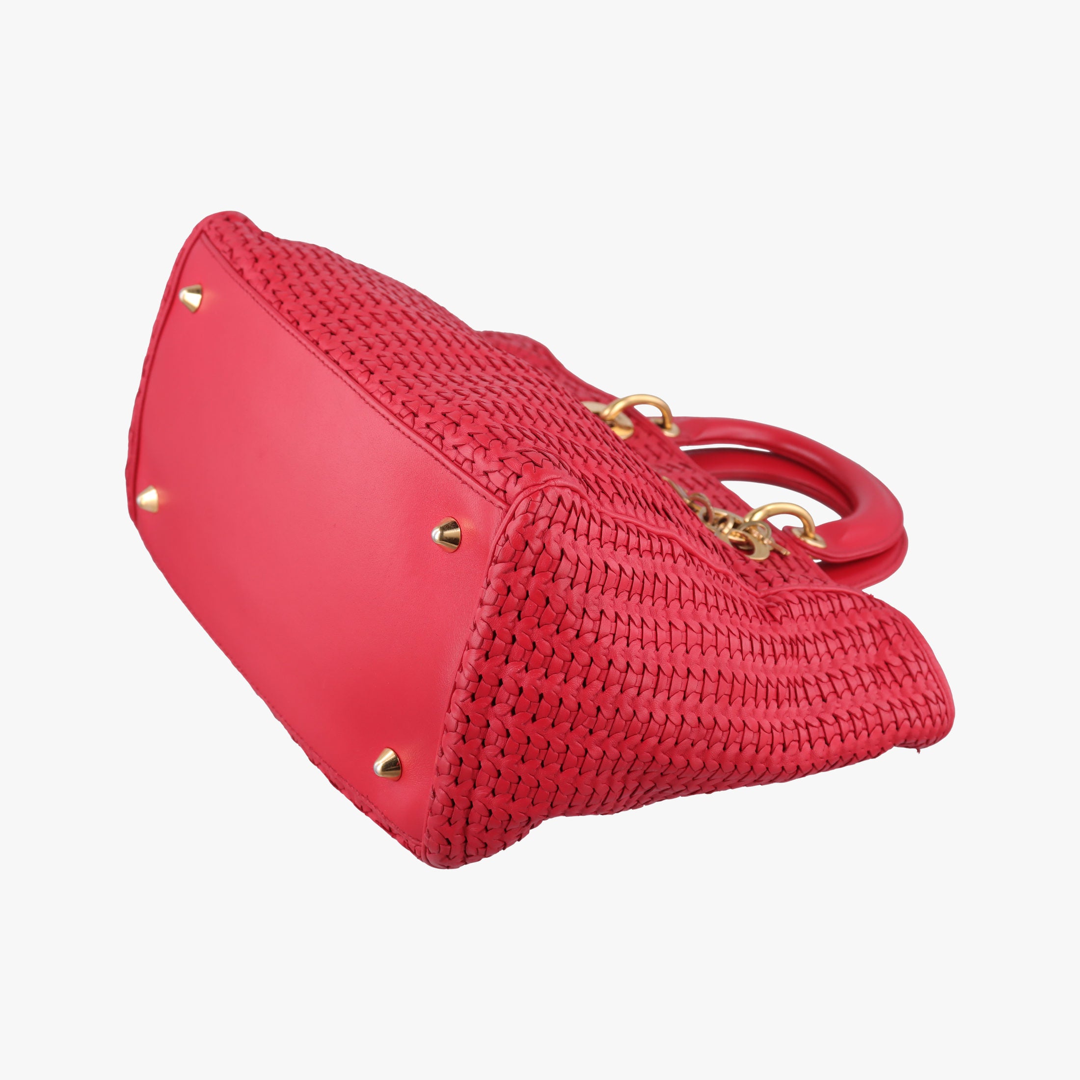 Soft Lady Dior Red lambskin 168-BM-0028ソフト レディディオール レッド ラムスキン 168-BM-0028