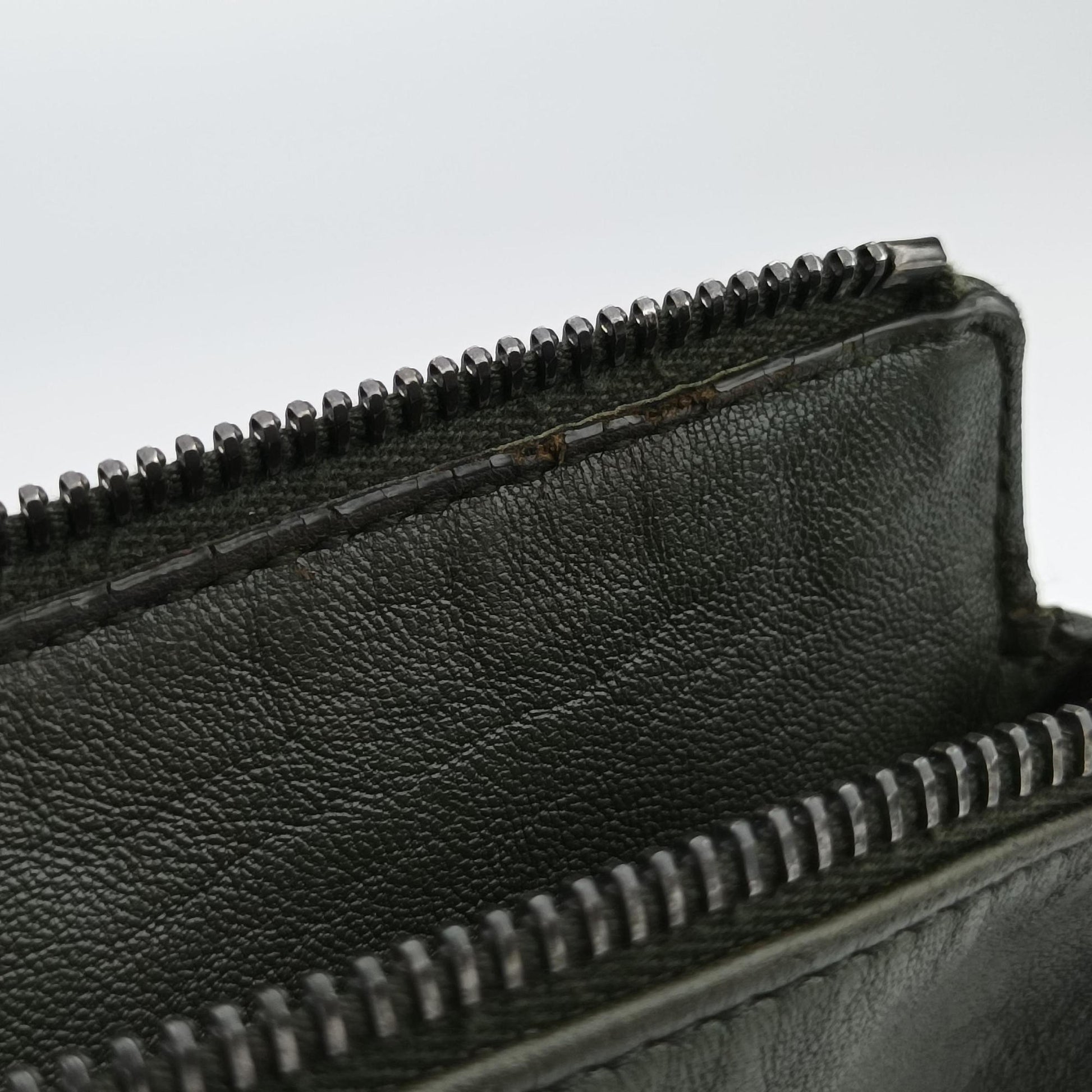 Intrecciato Green lambskin B04842859Vイントレチャート グリーン ラムスキン B04842859V