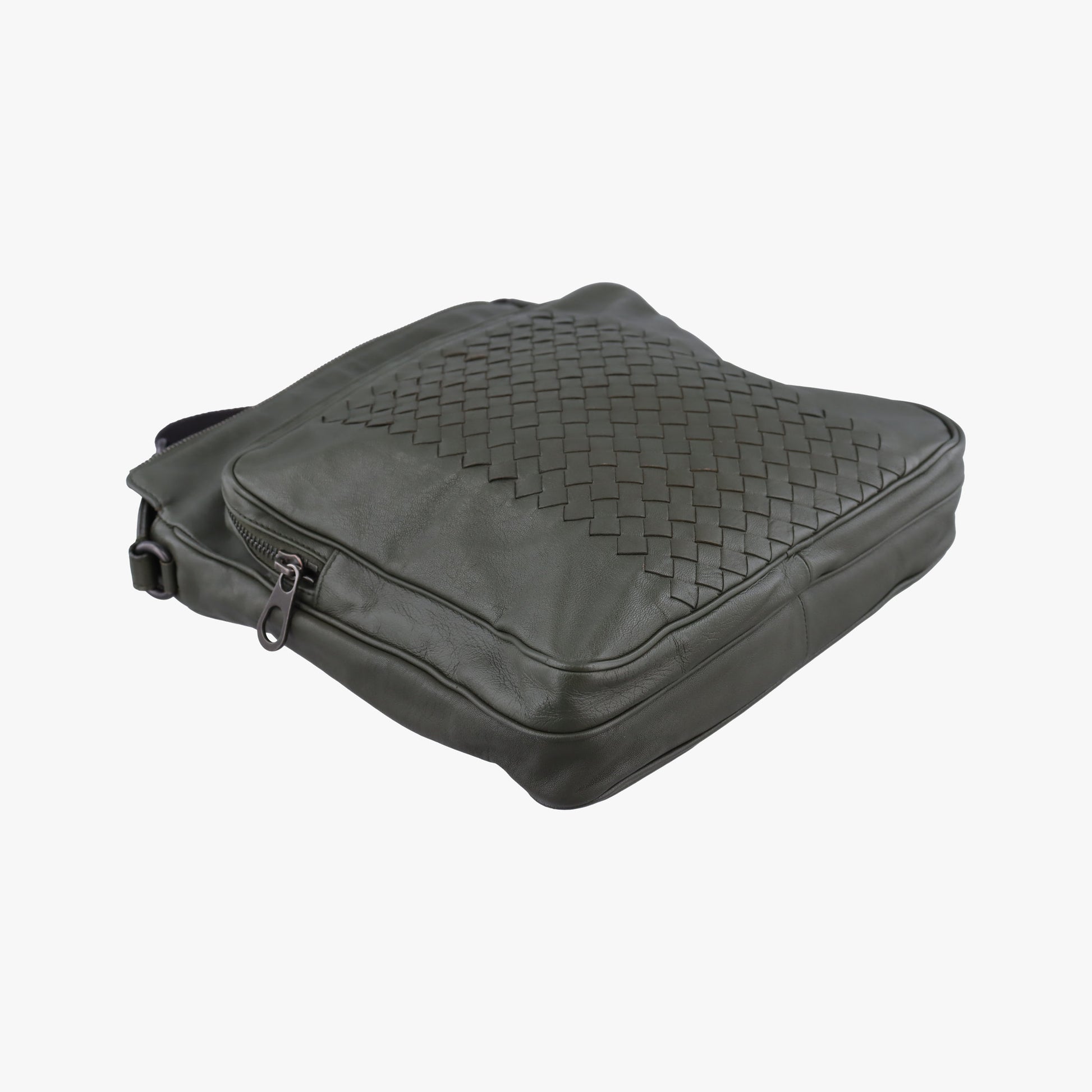 Intrecciato Green lambskin B04842859Vイントレチャート グリーン ラムスキン B04842859V
