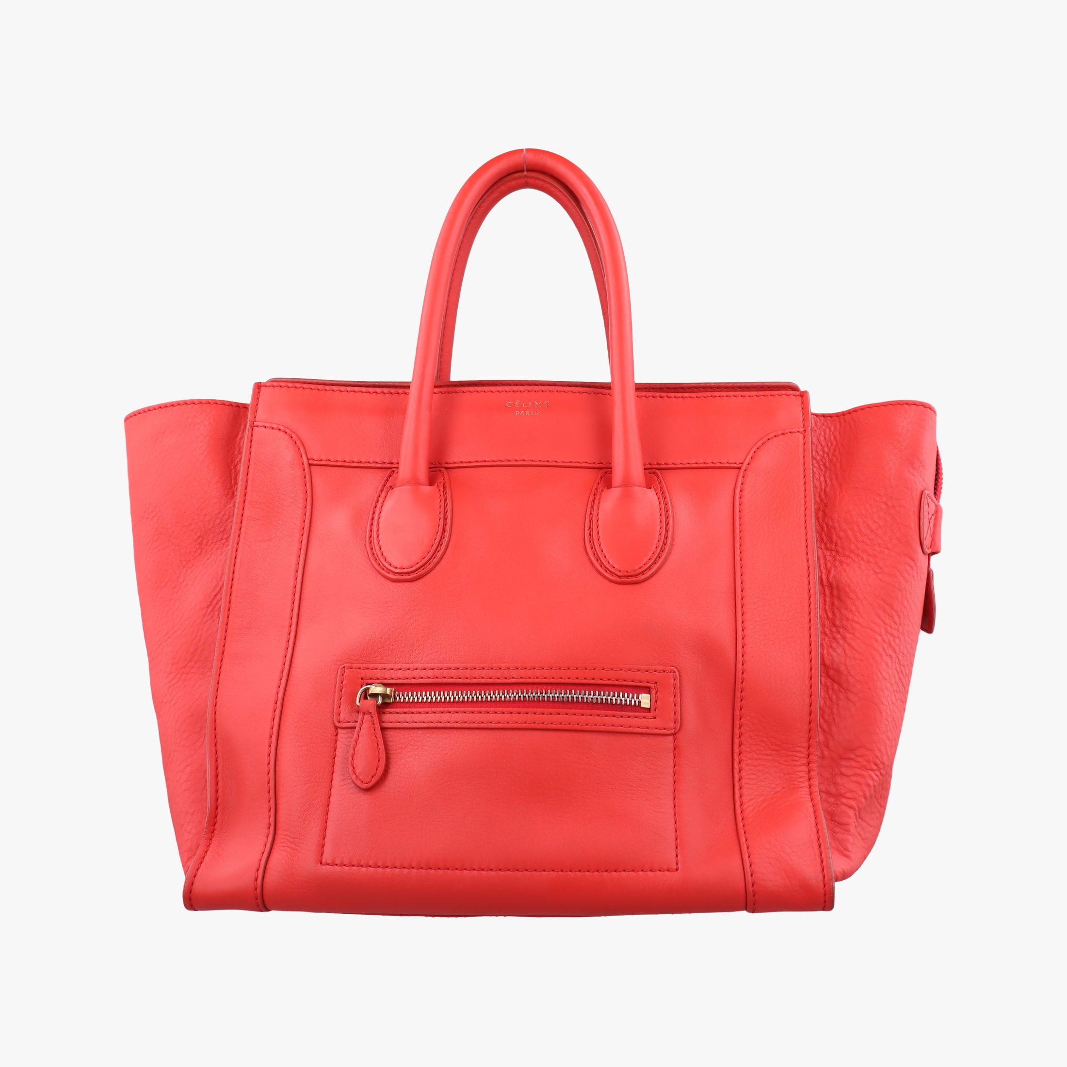 Luggage Mini Shopper Red Leather F-GA-0160ラゲージミニショッパー レッド レザー F-GA-0160