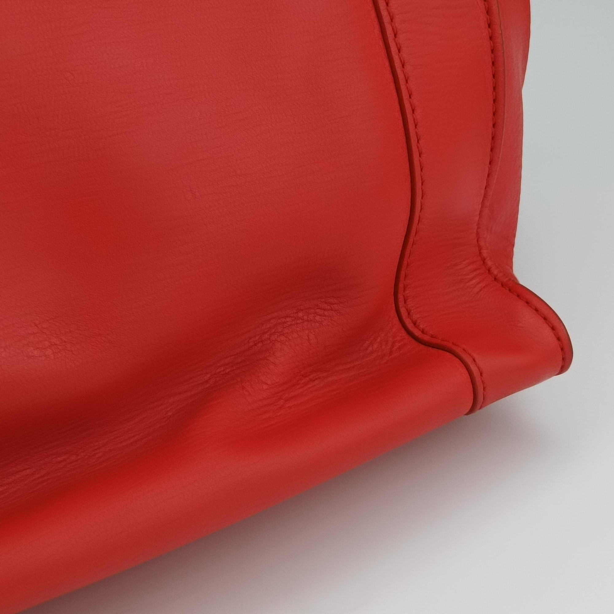 Luggage Mini Shopper Red Leather F-GA-0160ラゲージミニショッパー レッド レザー F-GA-0160