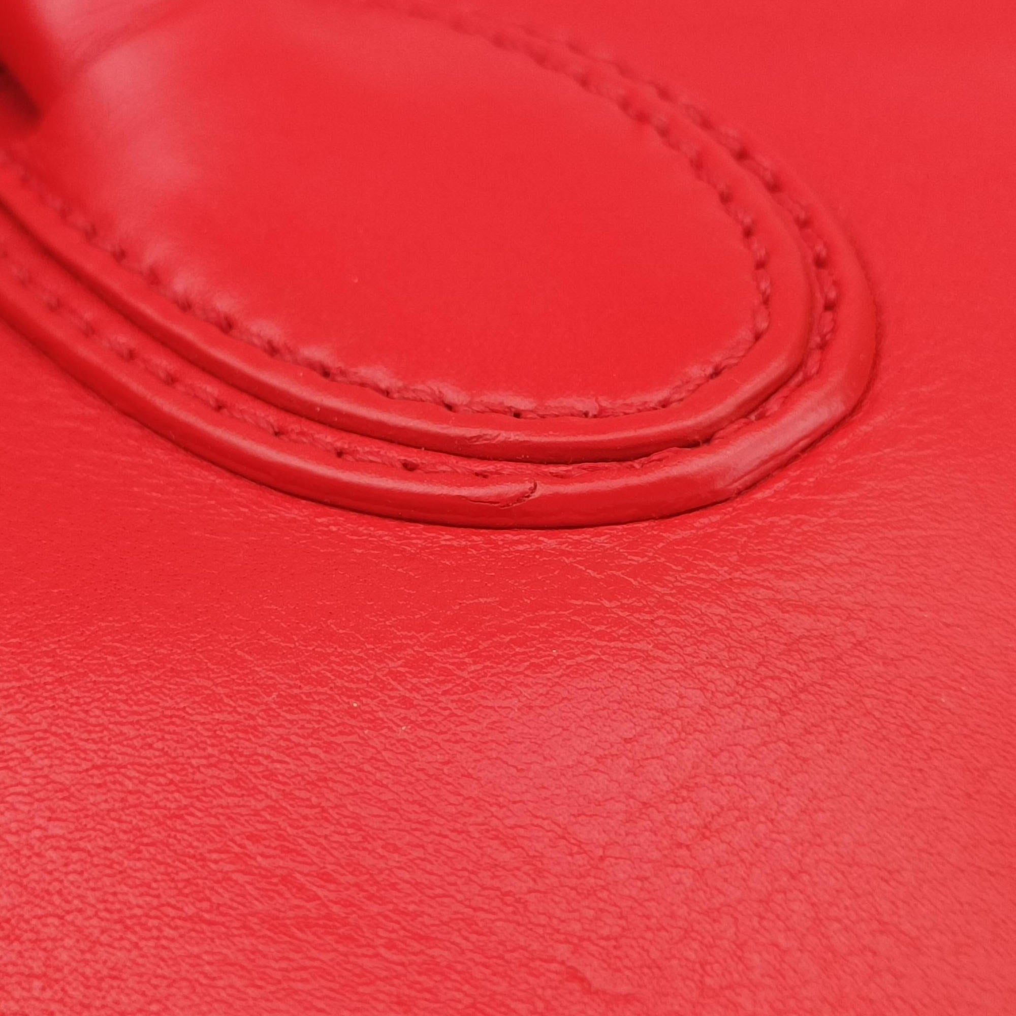 Luggage Mini Shopper Red Leather F-GA-0160ラゲージミニショッパー レッド レザー F-GA-0160