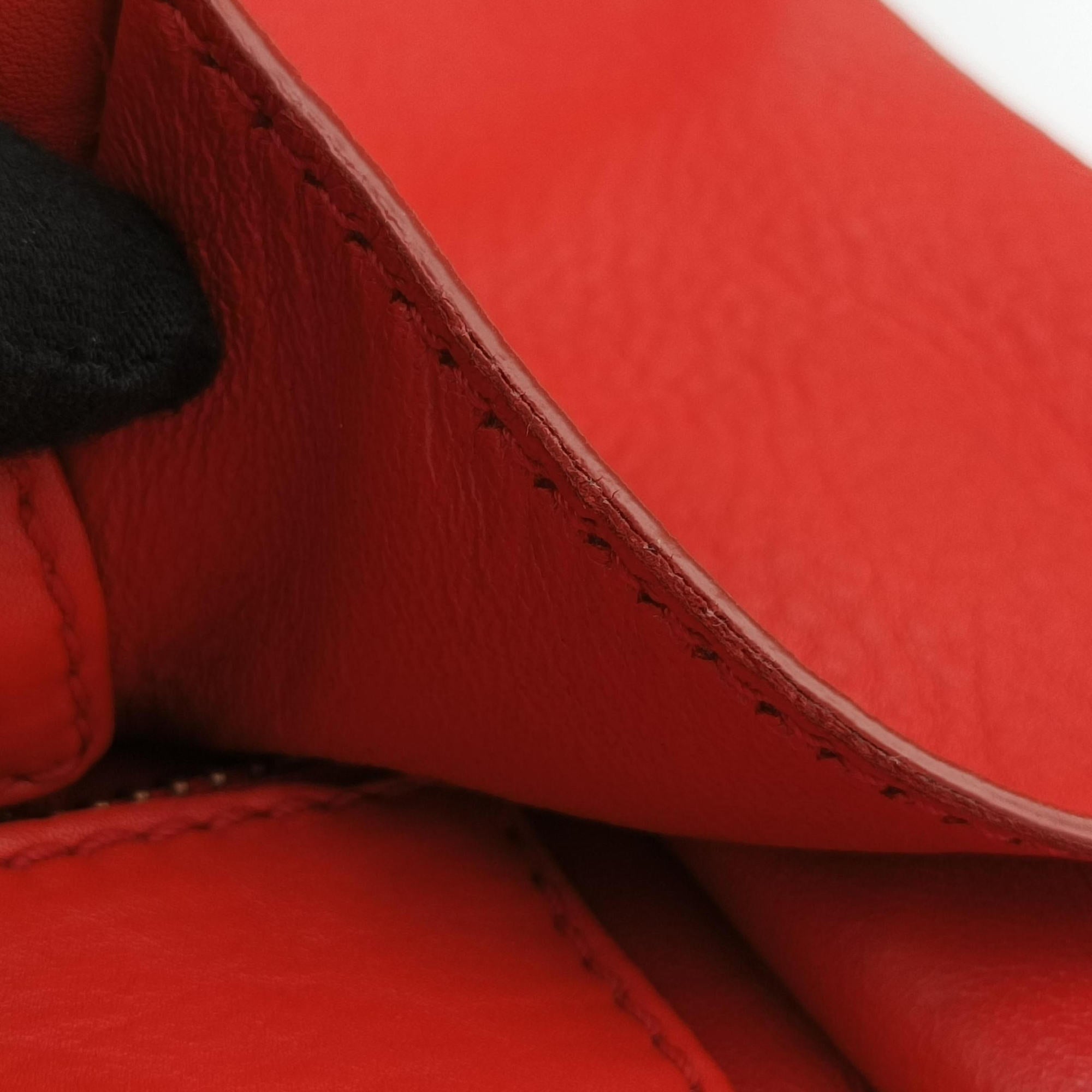 Luggage Mini Shopper Red Leather F-GA-0160ラゲージミニショッパー レッド レザー F-GA-0160