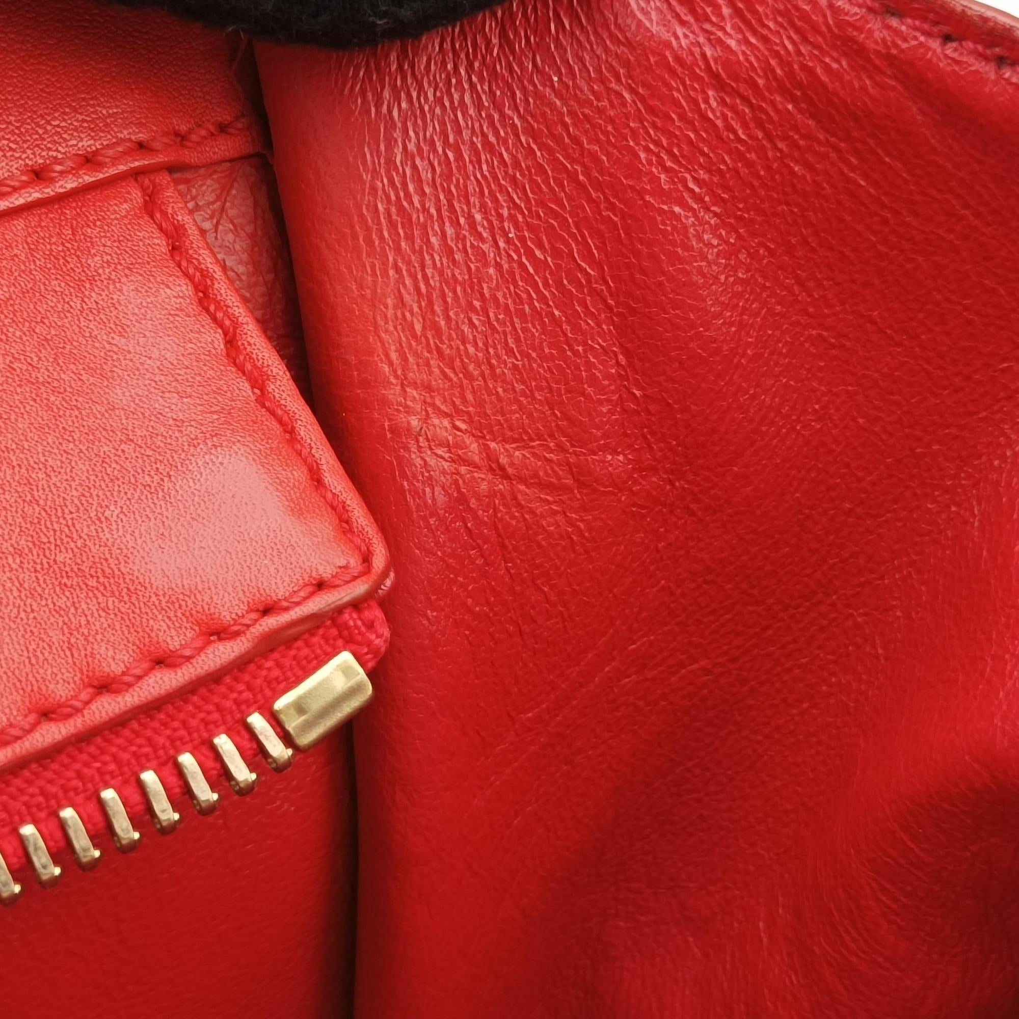 Luggage Mini Shopper Red Leather F-GA-0160ラゲージミニショッパー レッド レザー F-GA-0160