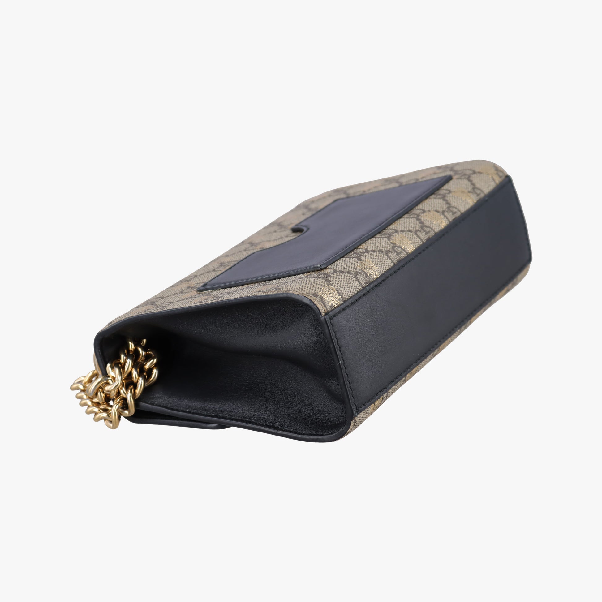 Padlock Brown PVC coated canvas 409487 F023573864パドロック ブラウン PVCコーティングキャンバス 409487 F023573864