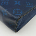 Taigarama Pochette Voyage MM Cobalt × Pacific Blue Taiga Leather × Canvas M30423 IC Chipタイガラマ ポシェット・ヴォワヤージュ MM コバルト × パシフィック・ブルー タイガ・レザー × モノグラム M30423 ICチップ