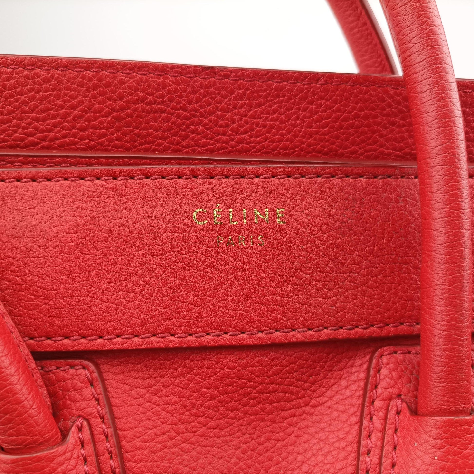 Luggage Micro shopper Red Leather W-SN-0171 W-MM-0181ラゲージマイクロショッパー レッド レザー W-SN-0171 W-MM-0181