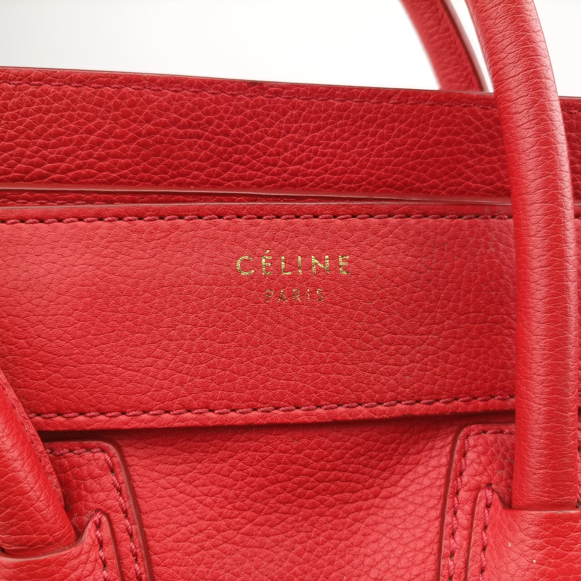 Luggage Micro shopper Red Leather W-SN-0171 W-MM-0181ラゲージマイクロショッパー レッド レザー W-SN-0171 W-MM-0181