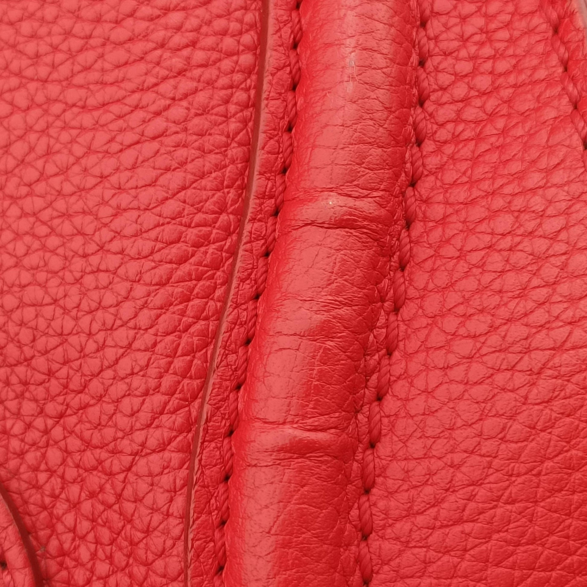 Luggage Micro shopper Red Leather W-SN-0171 W-MM-0181ラゲージマイクロショッパー レッド レザー W-SN-0171 W-MM-0181
