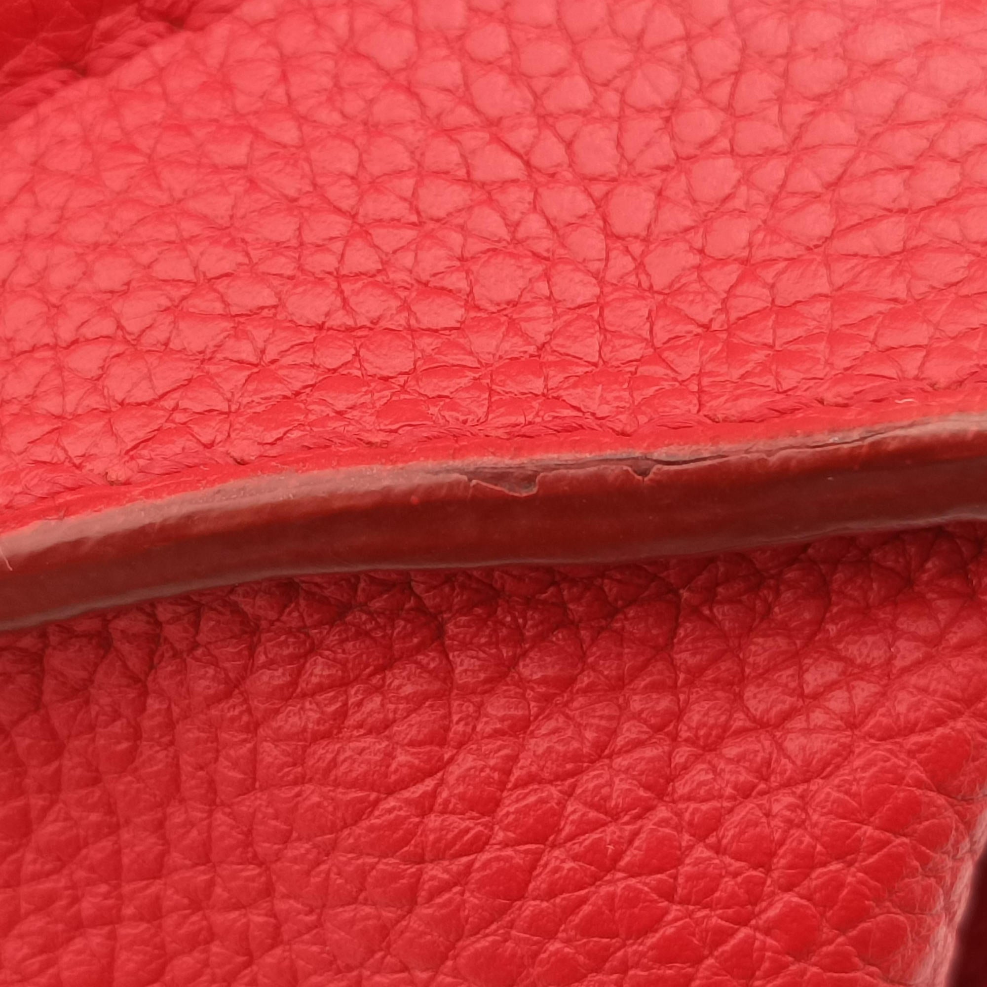 Luggage Micro shopper Red Leather W-SN-0171 W-MM-0181ラゲージマイクロショッパー レッド レザー W-SN-0171 W-MM-0181