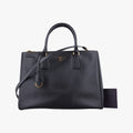 Galleria Black SAFFIANO Leather 1BA274 25ガレリア ブラック サフィアーノレザー 1BA274 25