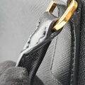 Galleria Black SAFFIANO Leather 1BA274 25ガレリア ブラック サフィアーノレザー 1BA274 25