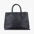 Galleria Black SAFFIANO Leather 1BA274 25ガレリア ブラック サフィアーノレザー 1BA274 25