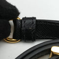 Galleria Black SAFFIANO Leather 1BA274 25ガレリア ブラック サフィアーノレザー 1BA274 25