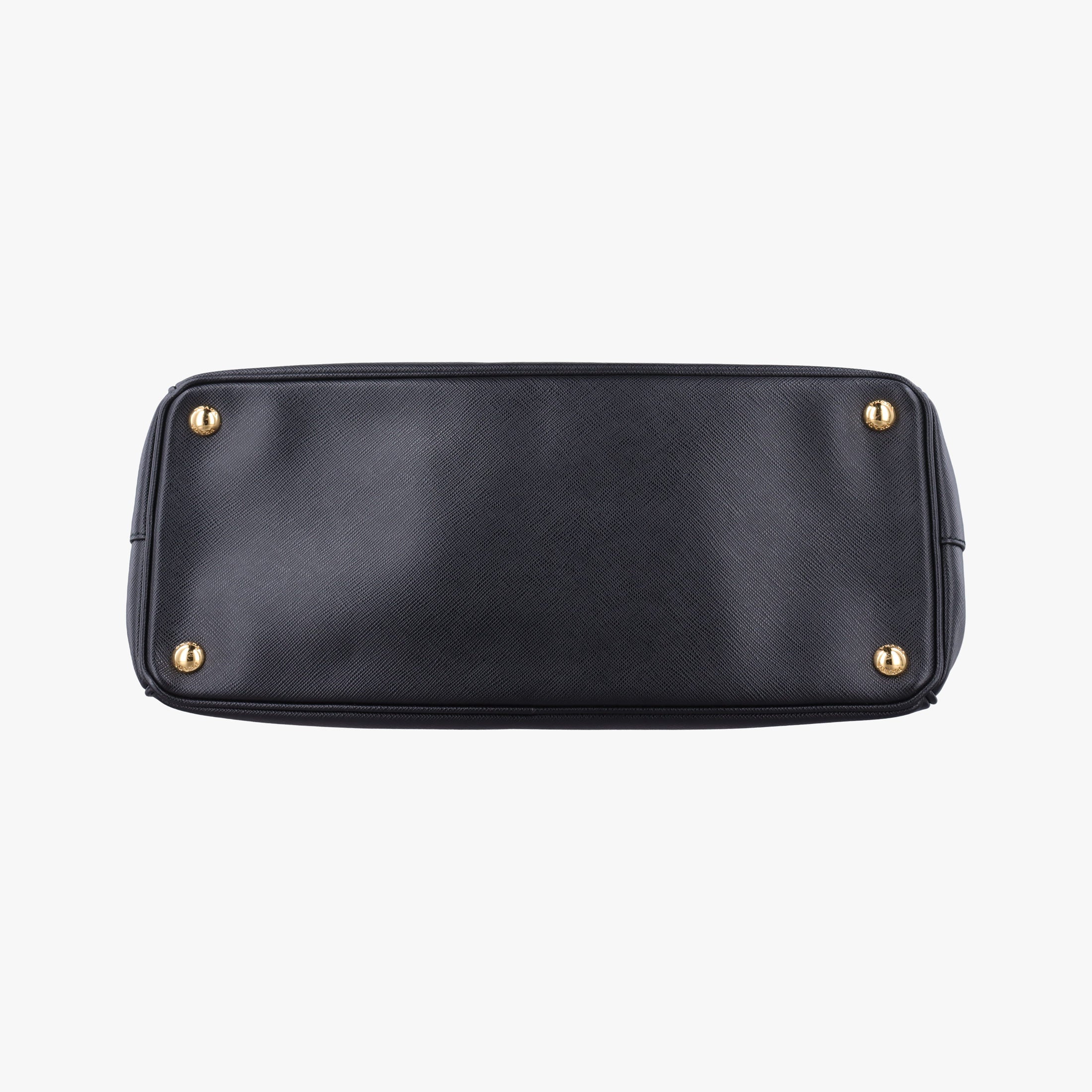 Galleria Black SAFFIANO Leather 1BA274 25ガレリア ブラック サフィアーノレザー 1BA274 25