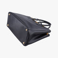 Galleria Black SAFFIANO Leather 1BA274 25ガレリア ブラック サフィアーノレザー 1BA274 25
