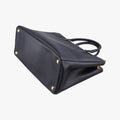 Galleria Black SAFFIANO Leather 1BA274 25ガレリア ブラック サフィアーノレザー 1BA274 25