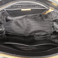 Galleria Black SAFFIANO Leather 1BA274 25ガレリア ブラック サフィアーノレザー 1BA274 25