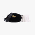 GG Marmont Black velour 476434 D025135970GGマーモント ブラック ベロア 476434 D025135970