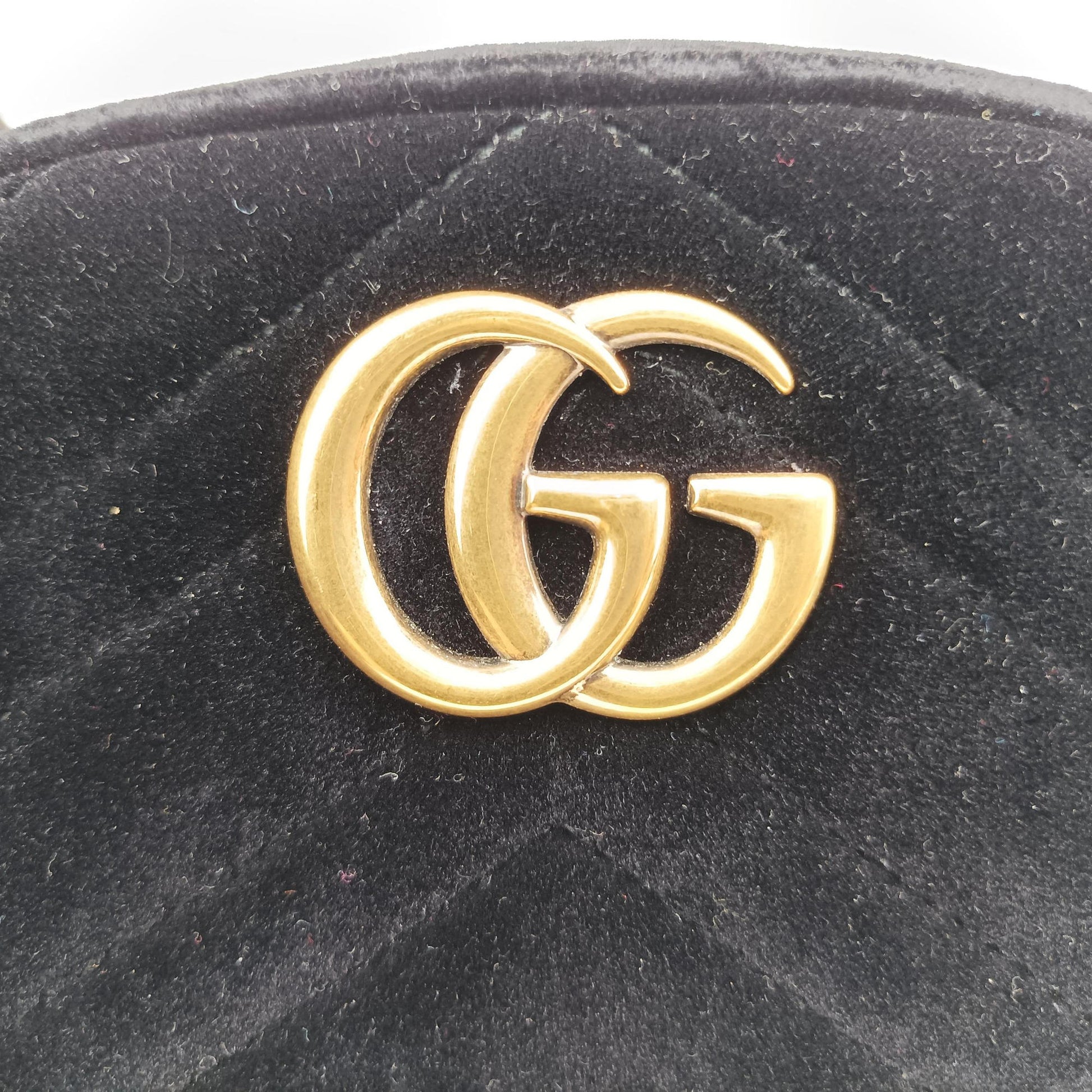 GG Marmont Black velour 476434 D025135970GGマーモント ブラック ベロア 476434 D025135970
