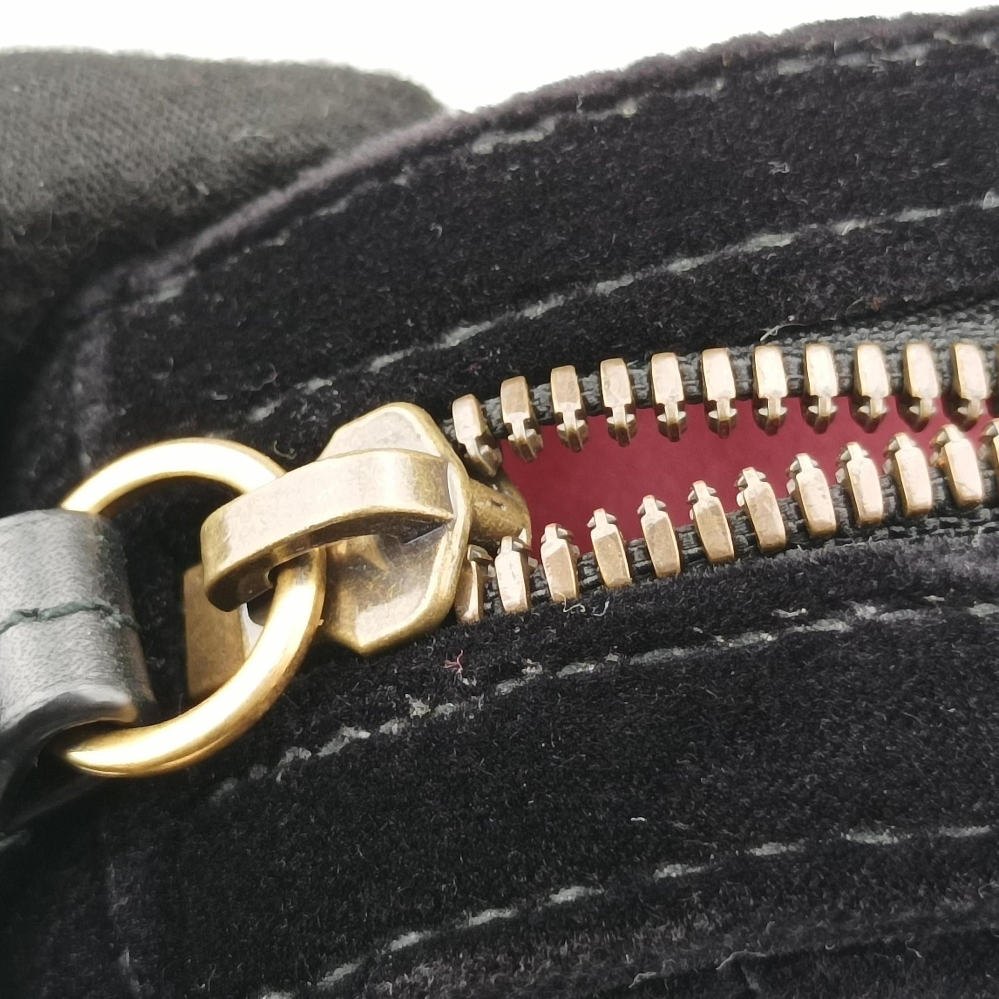GG Marmont Black velour 476434 D025135970GGマーモント ブラック ベロア 476434 D025135970