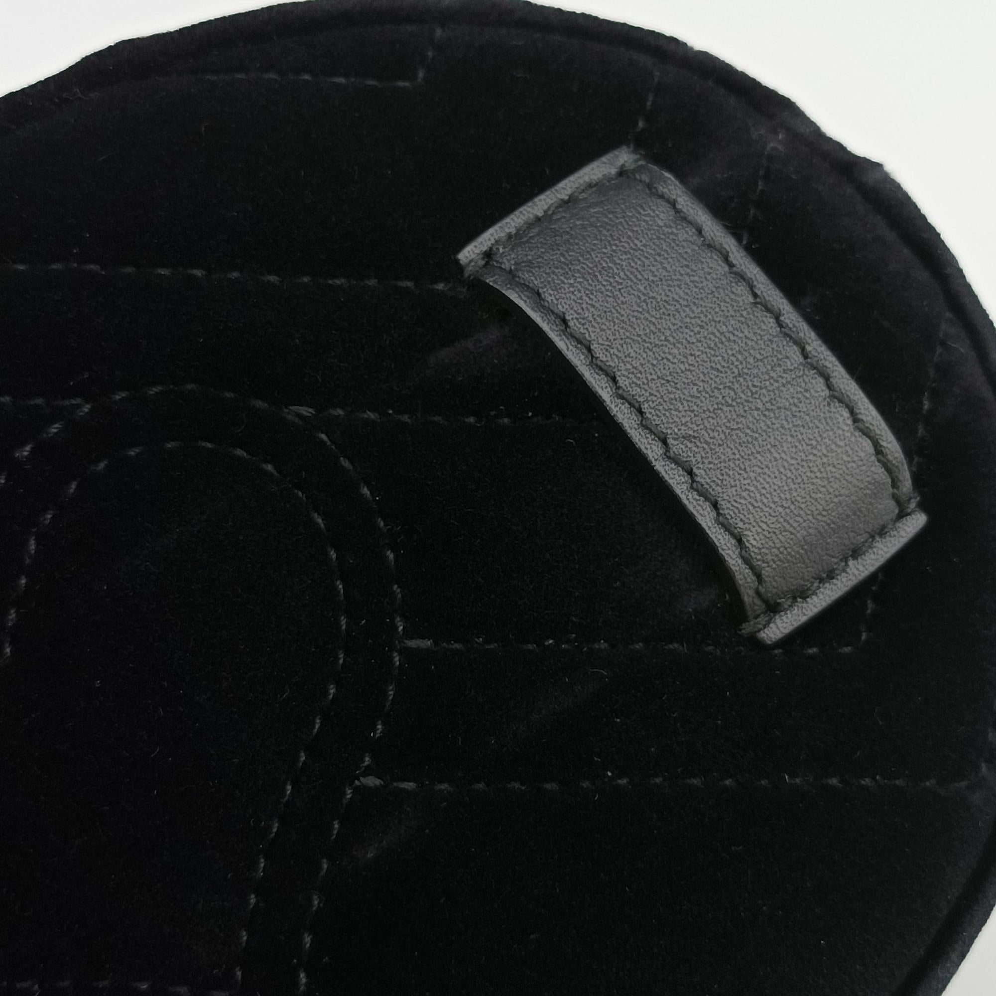 GG Marmont Black velour 476434 D025135970GGマーモント ブラック ベロア 476434 D025135970