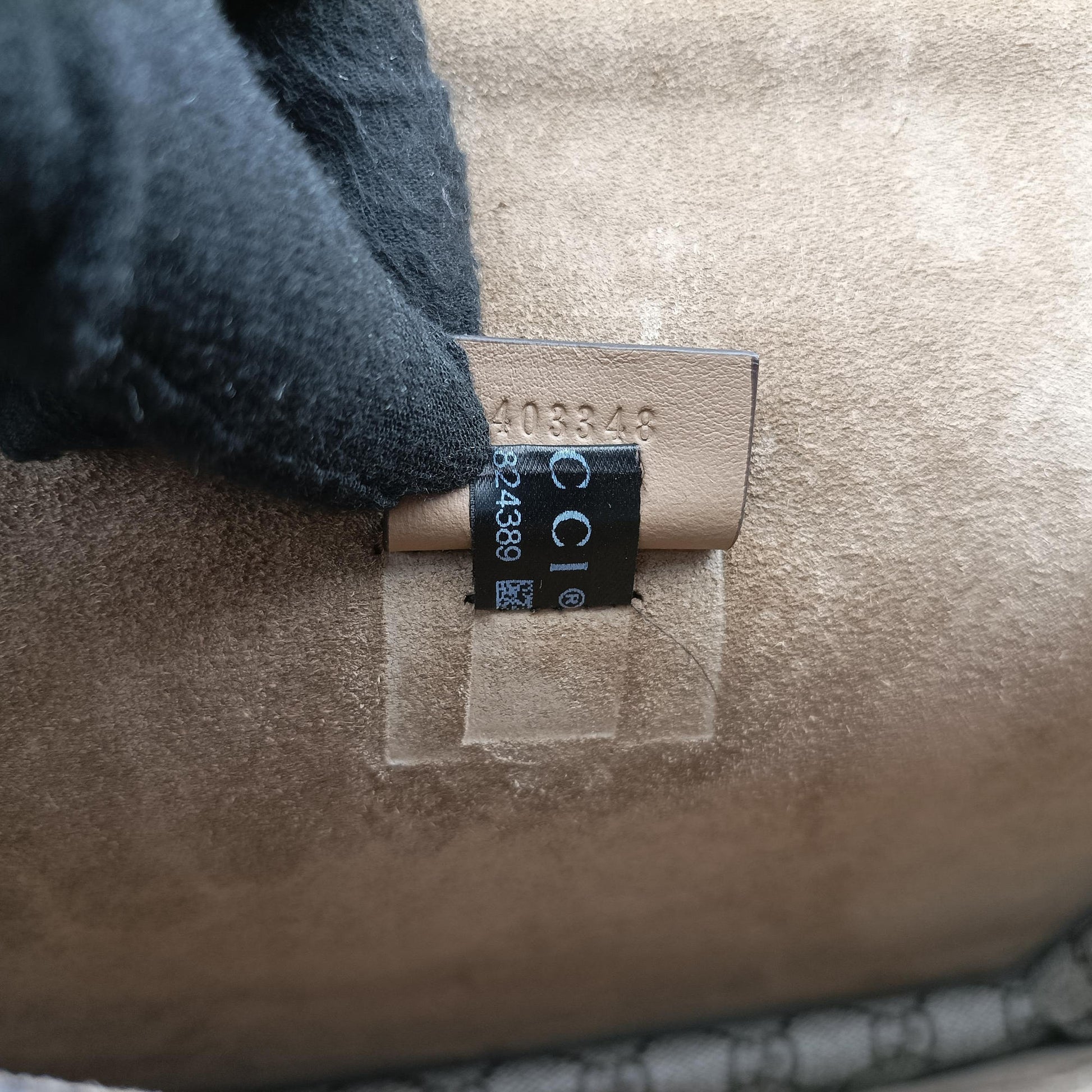 Dionysus Brown PVC coated canvas x Suede 403348 G021824389ディオニュソス ブラウン PVCコーティングキャンバス x スエード 403348 G021824389
