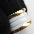 B-zero1 White×golden AU750 345830 A6ZEFFビーゼロワン ホワイト×ゴールド AU750 345830 A6ZEFF