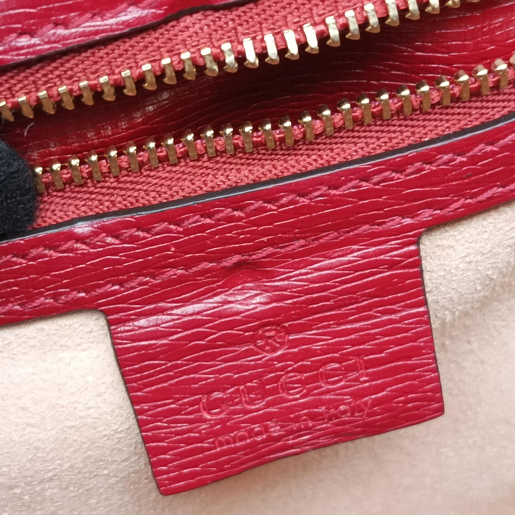 Sylvie red×Multicolour Leather 524405 E031296448シルヴィ レッド×マルチカラー レザー 524405 E031296448