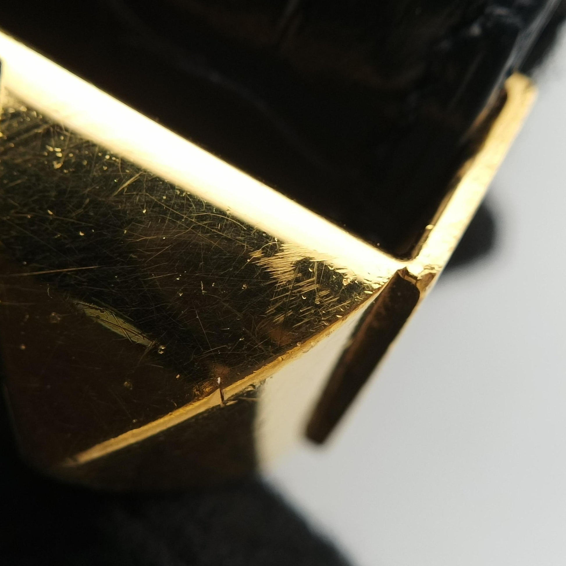 Collier de Chien Black×Golden Leather × GP S T ID 005 CFコリエ ド シアン ブラック×ゴールド レザー×GP S T ID 005 CF
