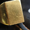 Collier de Chien Black×Golden Leather × GP S T ID 005 CFコリエ ド シアン ブラック×ゴールド レザー×GP S T ID 005 CF