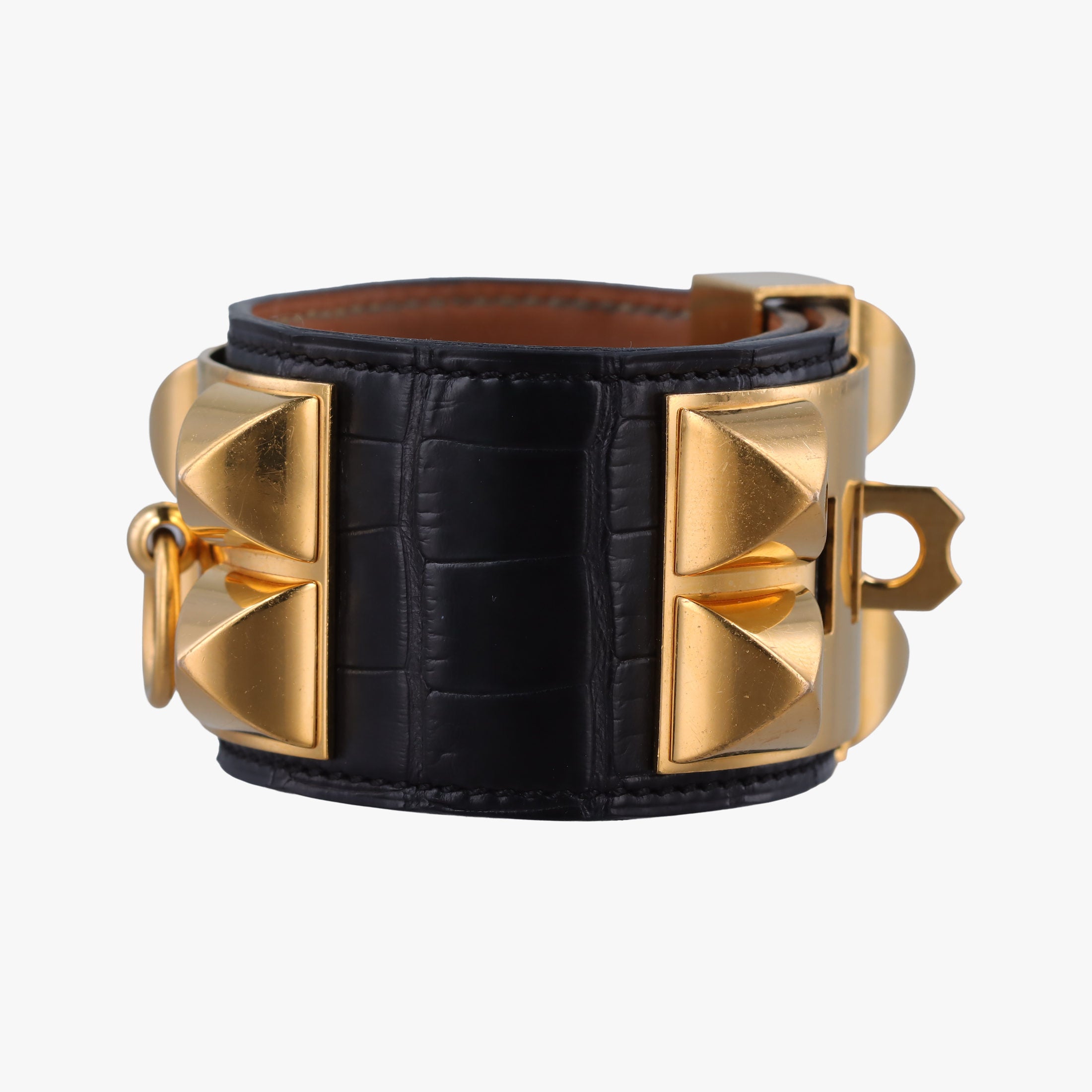 Collier de Chien Black×Golden Leather × GP S T ID 005 CFコリエ ド シアン ブラック×ゴールド レザー×GP S T ID 005 CF