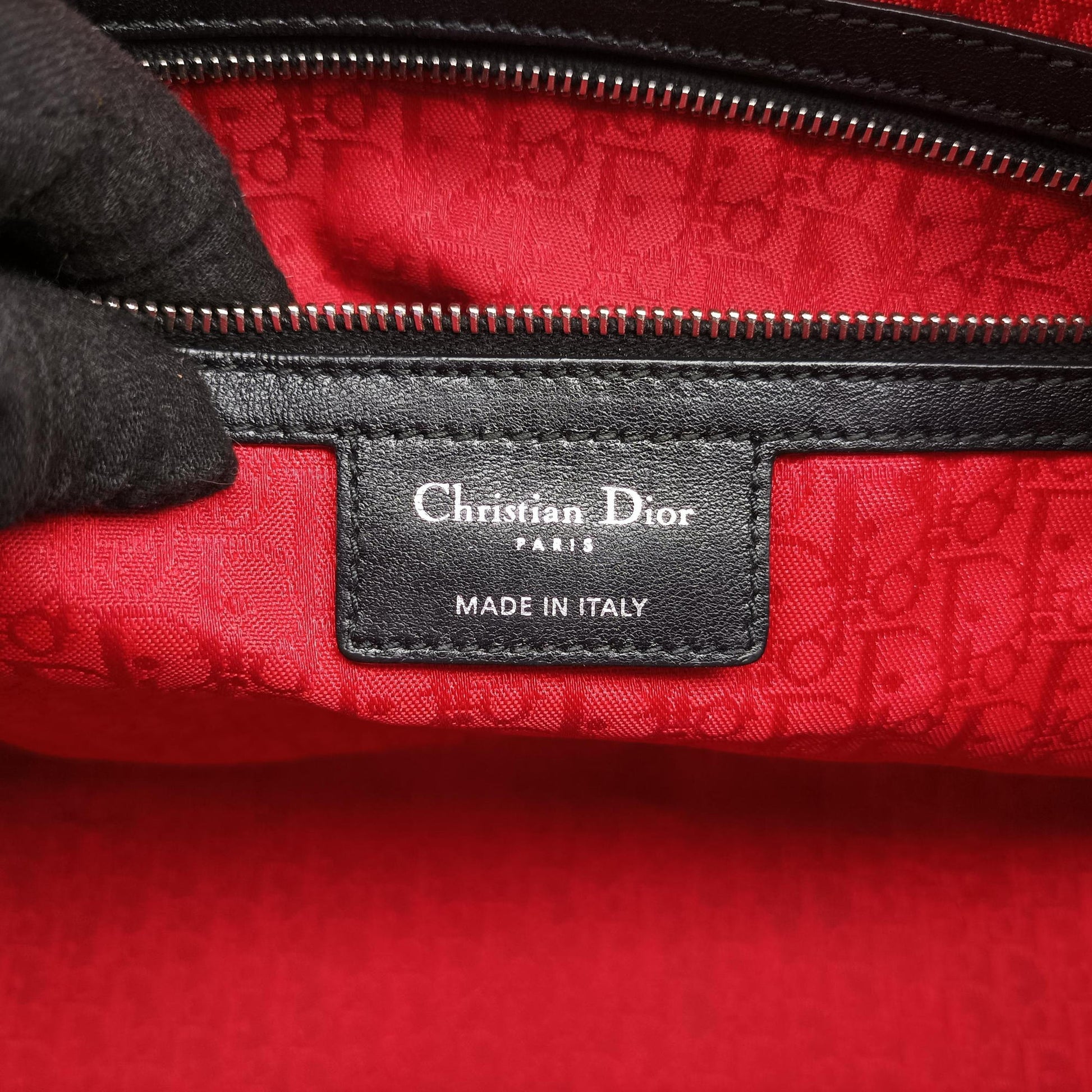 Lady Dior Black lambskin 26-MA-0120レディディオール ブラック ラムスキン 26-MA-0120