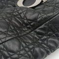 Lady Dior Black lambskin 26-MA-0120レディディオール ブラック ラムスキン 26-MA-0120