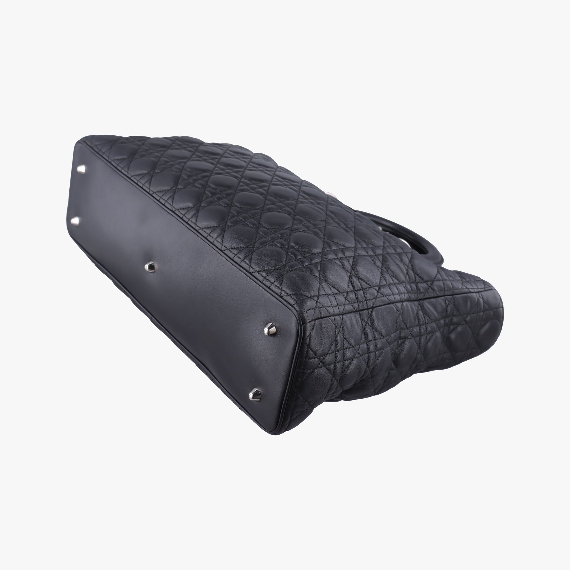 Lady Dior Black lambskin 26-MA-0120レディディオール ブラック ラムスキン 26-MA-0120
