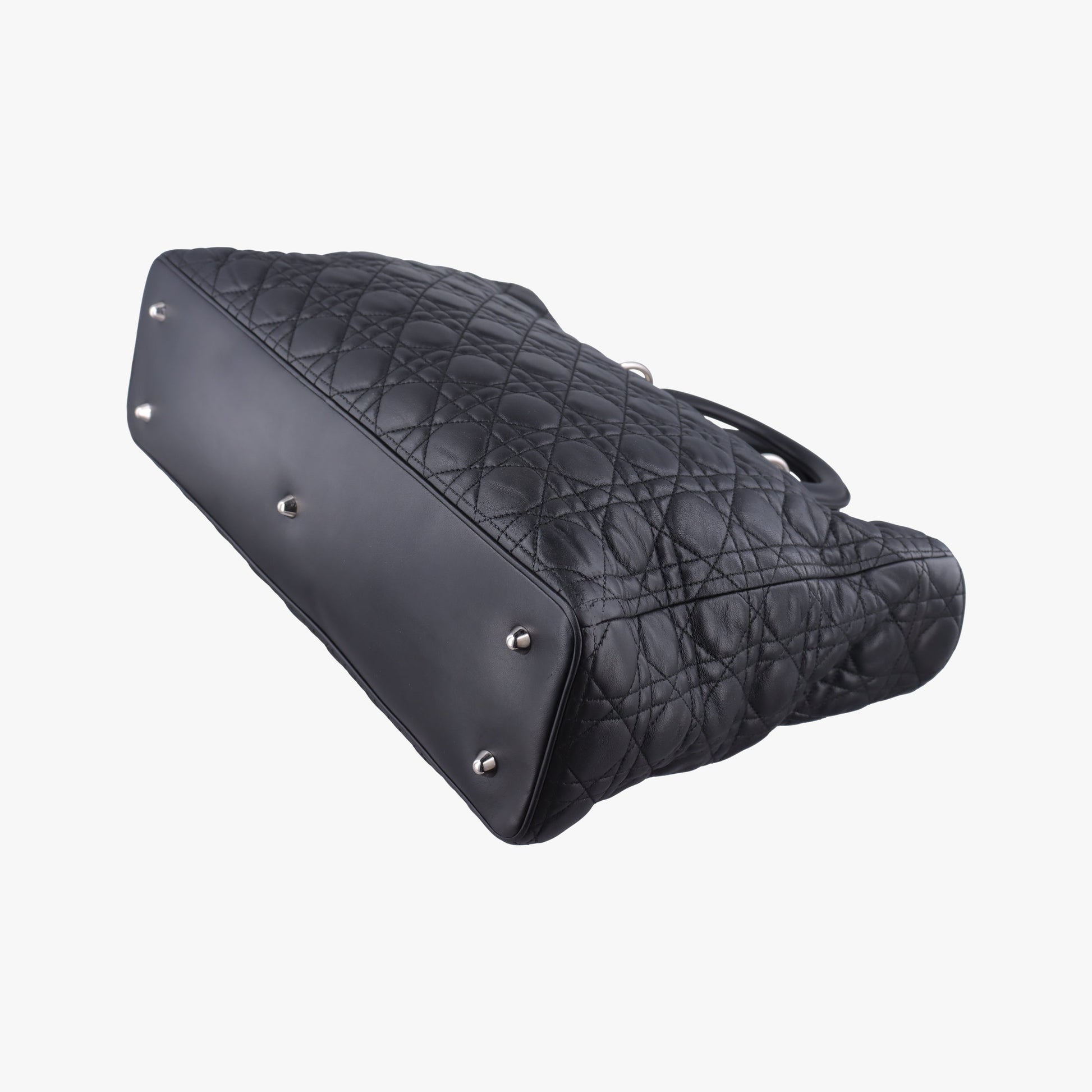 Lady Dior Black lambskin 26-MA-0120レディディオール ブラック ラムスキン 26-MA-0120