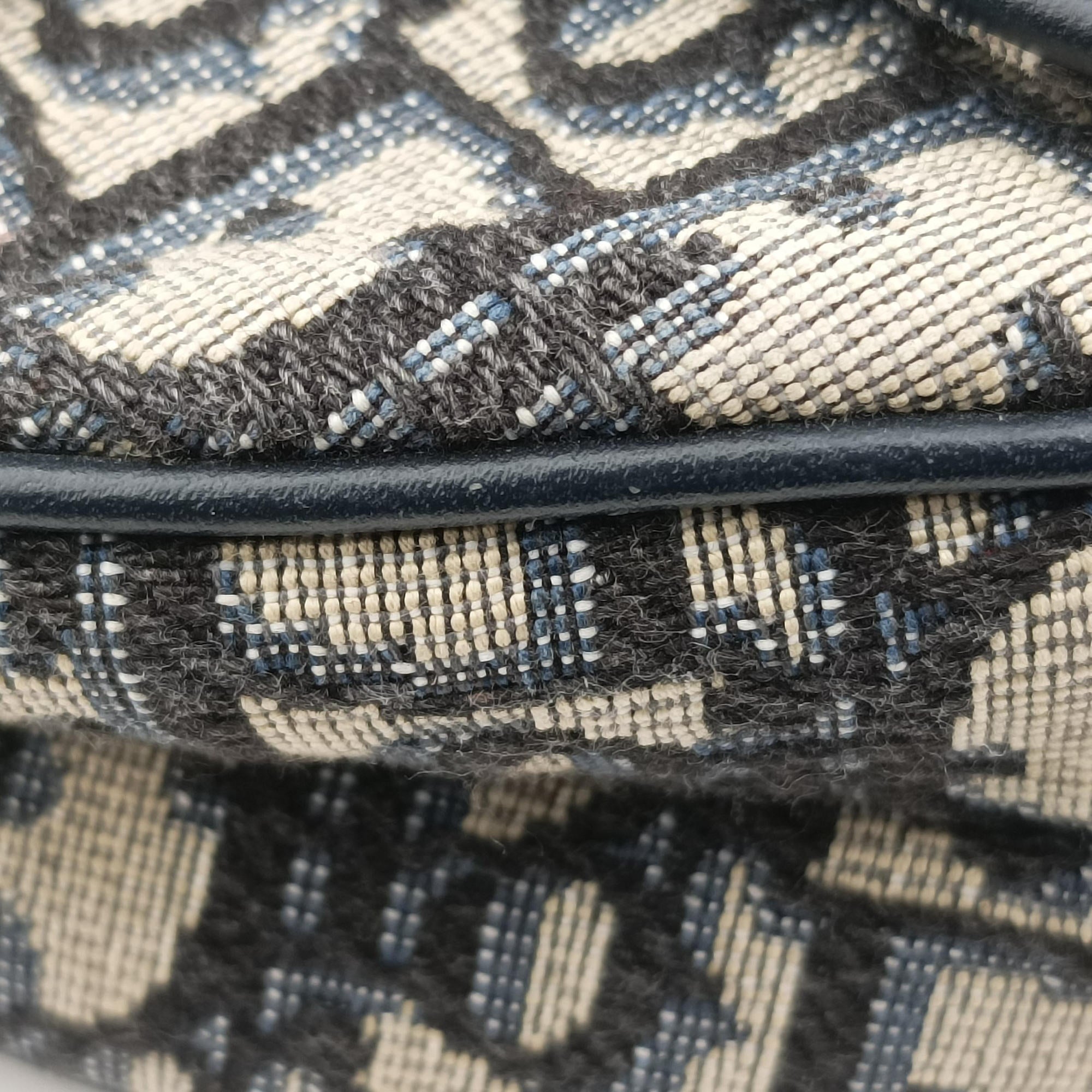 Saddle Navy Jacquard 05-RU-0169サドル ブルーブラック ジャガード 05-RU-0169