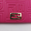 Embossed Logo Rose Leather 8M0219 2401-8M0219-YMY-089エンボス ロゴ ローズ レッド レザー 8M0219 2401-8M0219-YMY-089