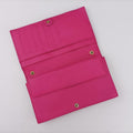 Embossed Logo Rose Leather 8M0219 2401-8M0219-YMY-089エンボス ロゴ ローズ レッド レザー 8M0219 2401-8M0219-YMY-089