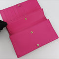 Embossed Logo Rose Leather 8M0219 2401-8M0219-YMY-089エンボス ロゴ ローズ レッド レザー 8M0219 2401-8M0219-YMY-089