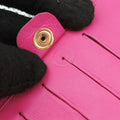 Embossed Logo Rose Leather 8M0219 2401-8M0219-YMY-089エンボス ロゴ ローズ レッド レザー 8M0219 2401-8M0219-YMY-089