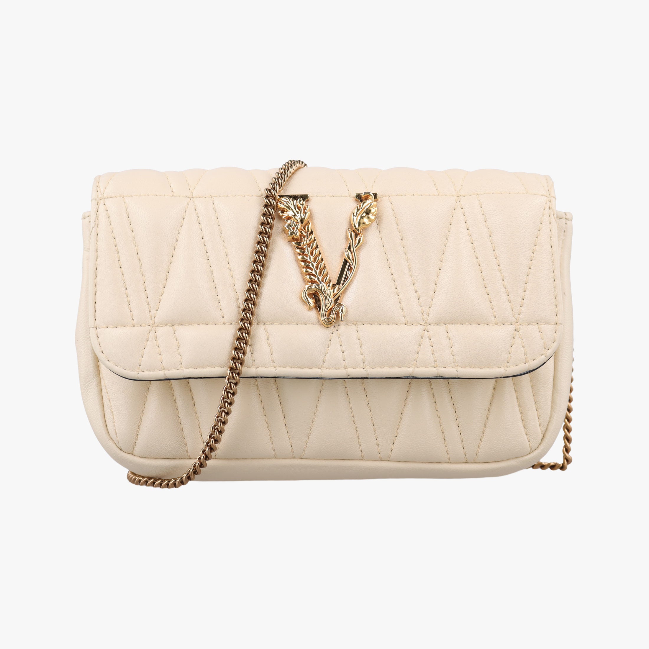 Virtus Beige Leather IC Chipヴィルトゥス ベージュ レザー ICチップ