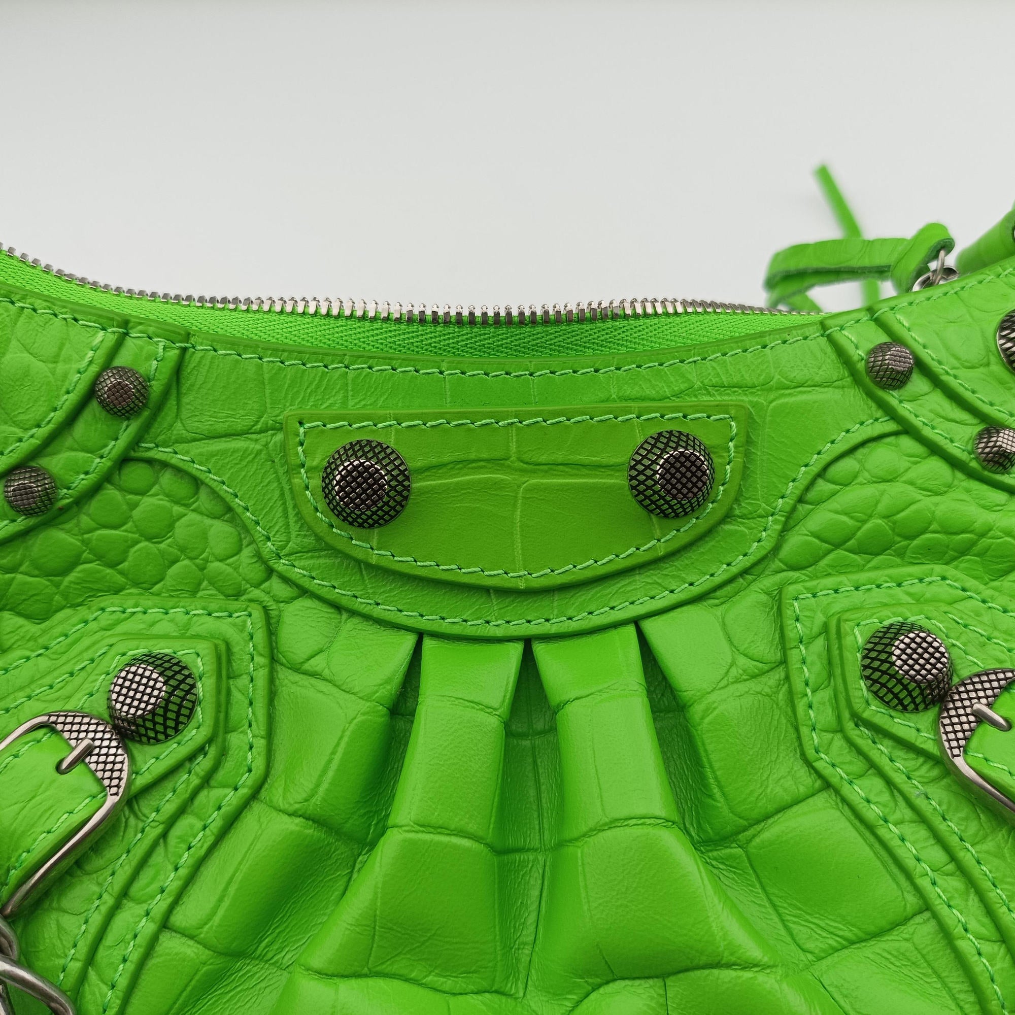 Le Cagole Green lambskin 695814.3817.Q.000959ルカゴール グリーン ラムスキン 695814.3817.Q.000959