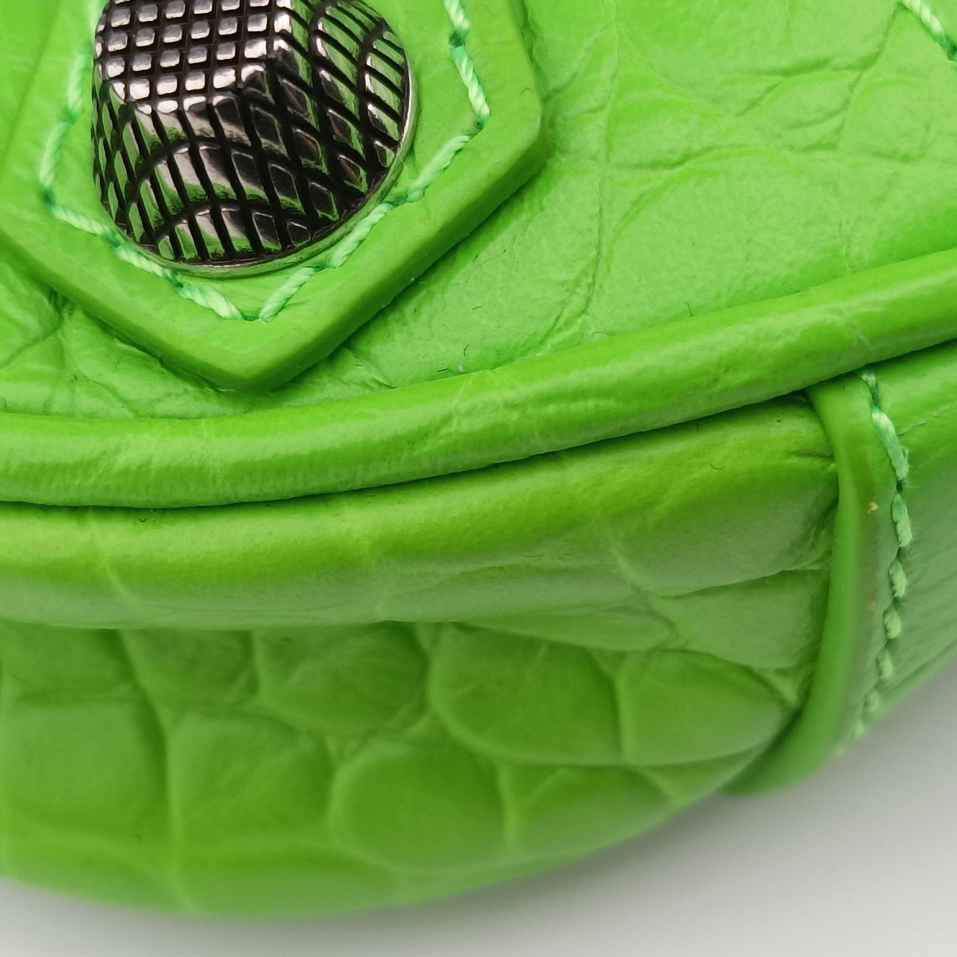 Le Cagole Green lambskin 695814.3817.Q.000959ルカゴール グリーン ラムスキン 695814.3817.Q.000959