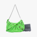 Le Cagole Green lambskin 695814.3817.Q.000959ルカゴール グリーン ラムスキン 695814.3817.Q.000959