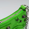 Le Cagole Green lambskin 695814.3817.Q.000959ルカゴール グリーン ラムスキン 695814.3817.Q.000959