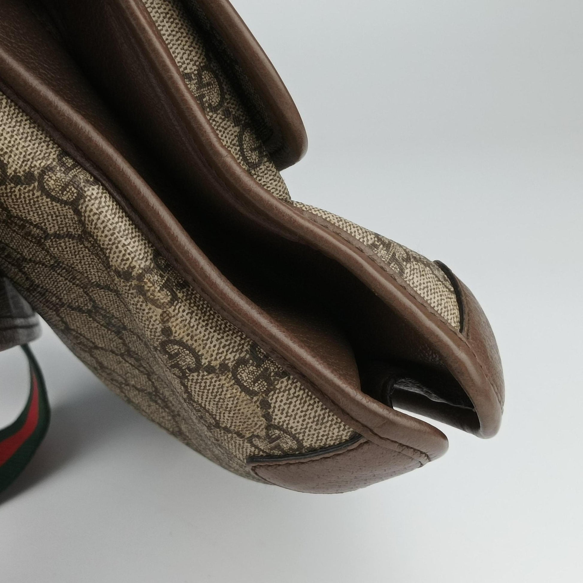 NEO VINTAGE GG Supreme Beige×red×green PVC coated canvas 495654 G027450940ネオ ヴィンテージ GGスプリーム ベージュ×レッド×グリーン PVCコーティングキャンバス 495654 G027450940
