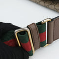 NEO VINTAGE GG Supreme Beige×red×green PVC coated canvas 495654 G027450940ネオ ヴィンテージ GGスプリーム ベージュ×レッド×グリーン PVCコーティングキャンバス 495654 G027450940