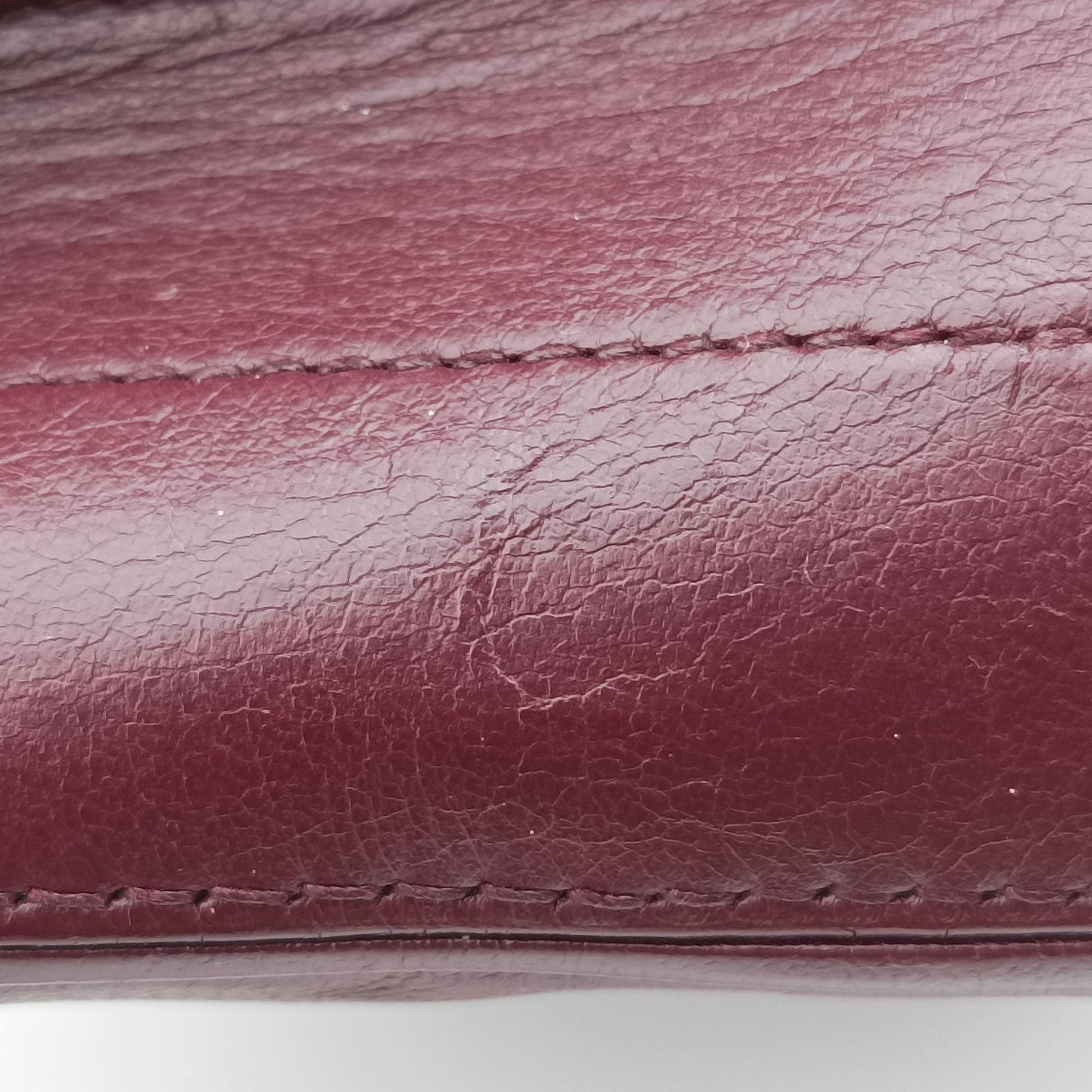 VICKY Burgundy Leather 532612 PLB532612.0618ヴィッキー ワインレッド レザー 532612 PLB532612.0618